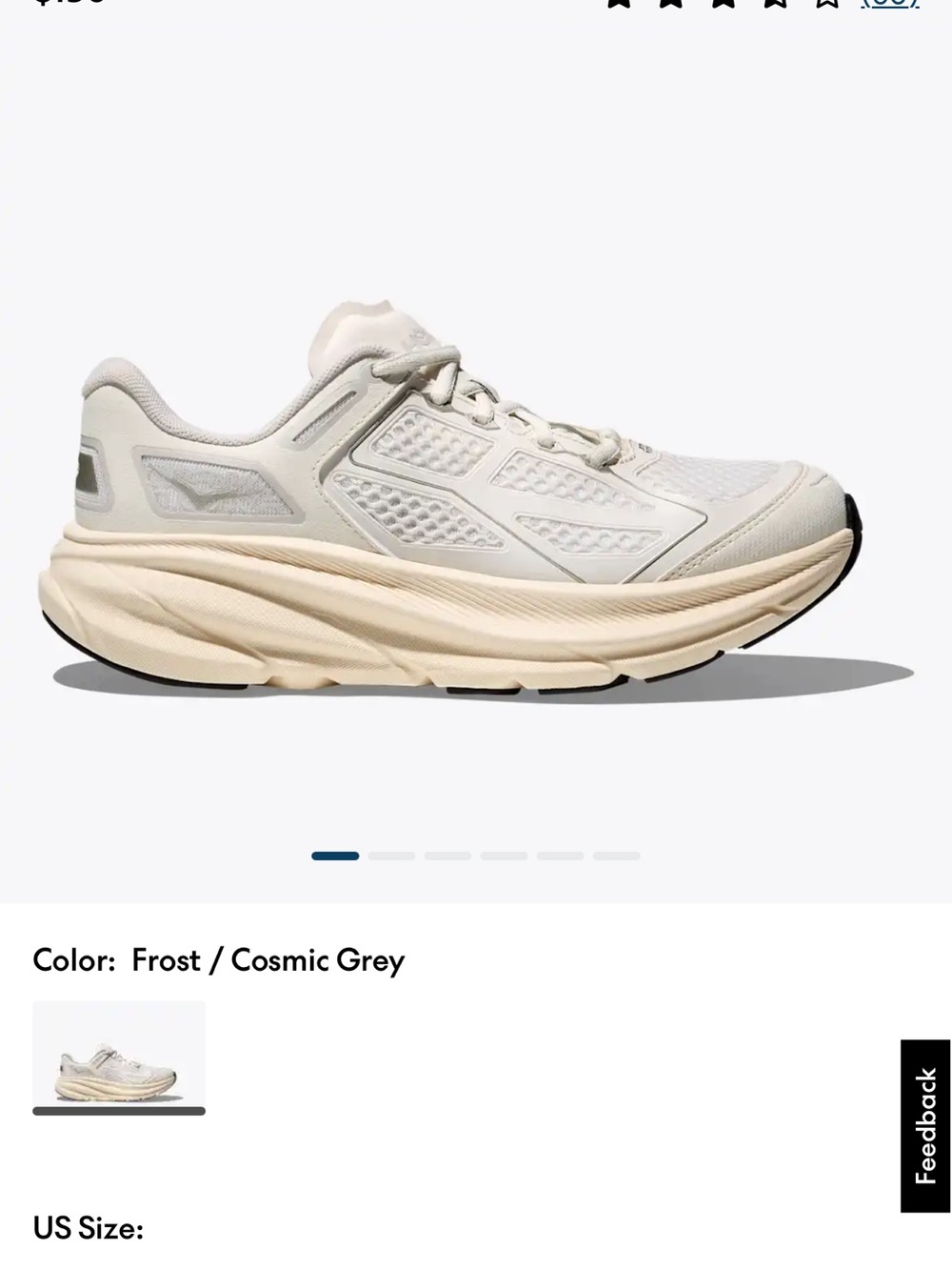 BRAND NEW Hoka One One Frost/Cosmic Grey Women's Running Shoe